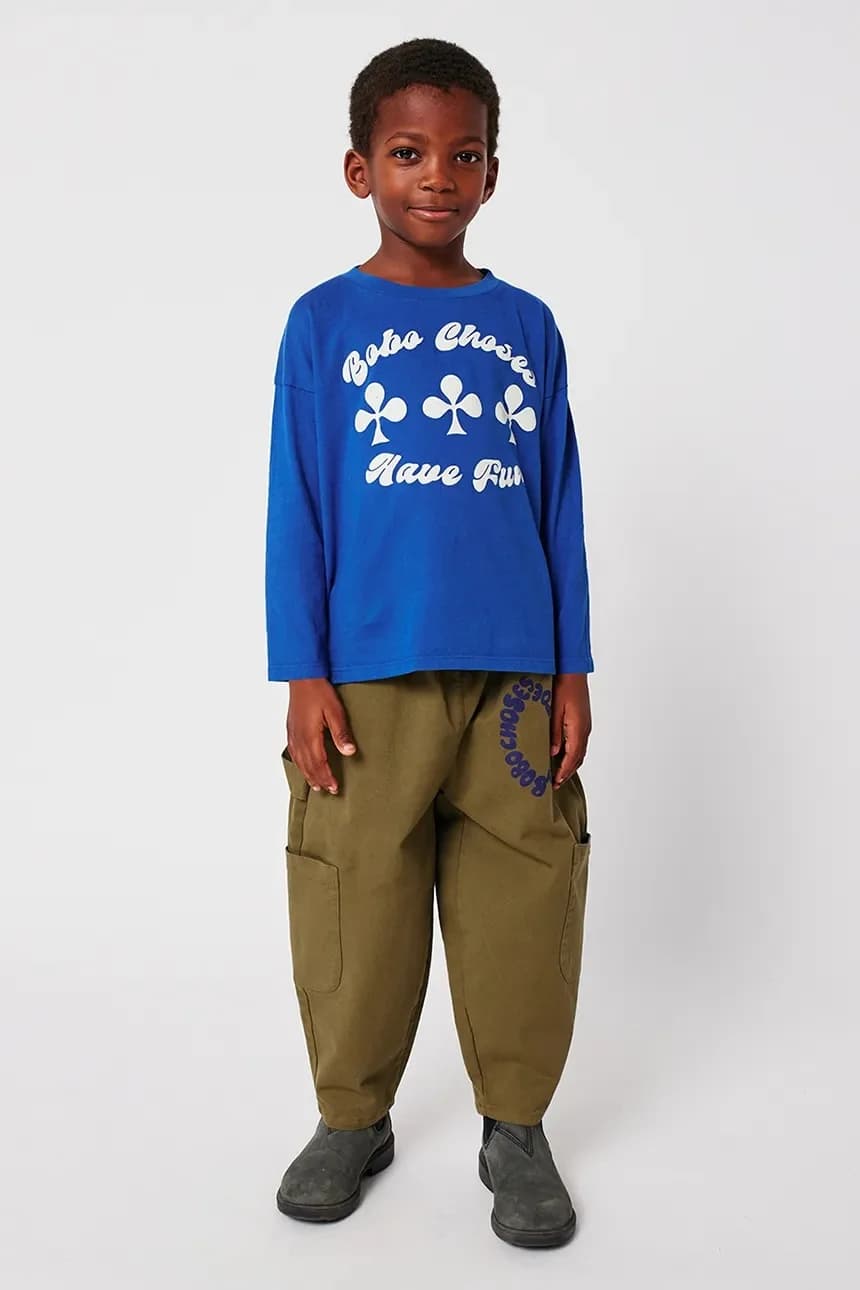 Хлопковая футболка с длинными рукавами Have Fun для малышей - фото 4