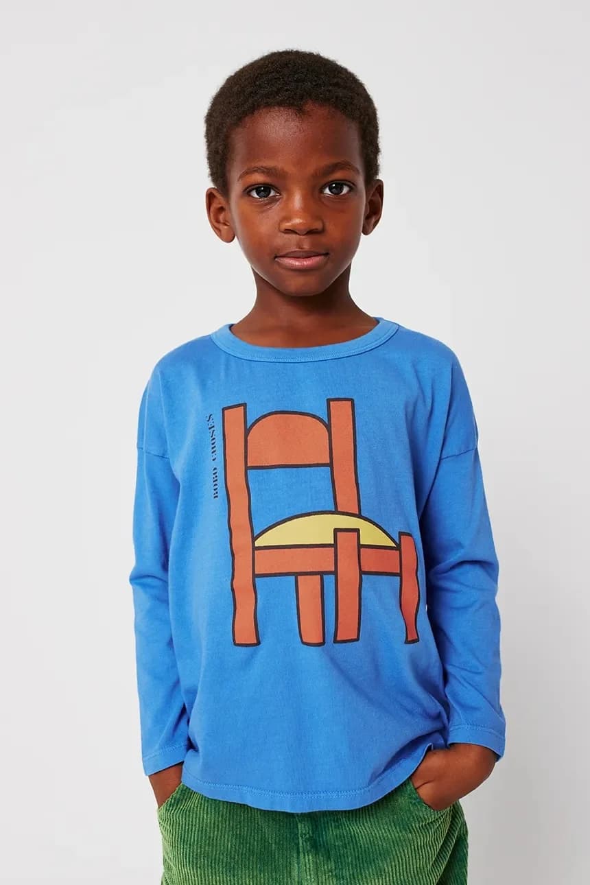 Хлопковое детское кресло с длинными рукавами