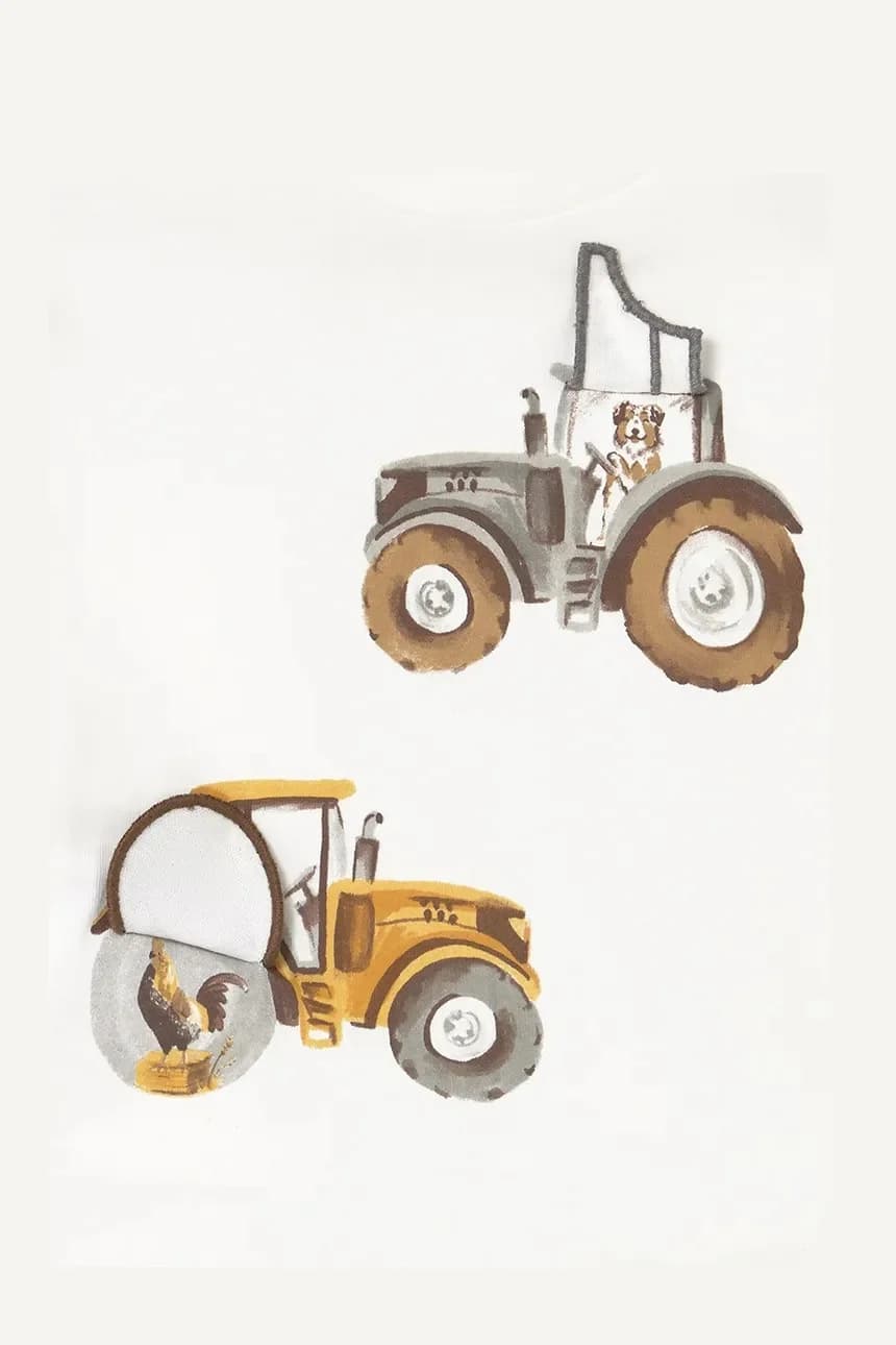 Детская хлопковая рубашка с длинным рукавом - фото 5