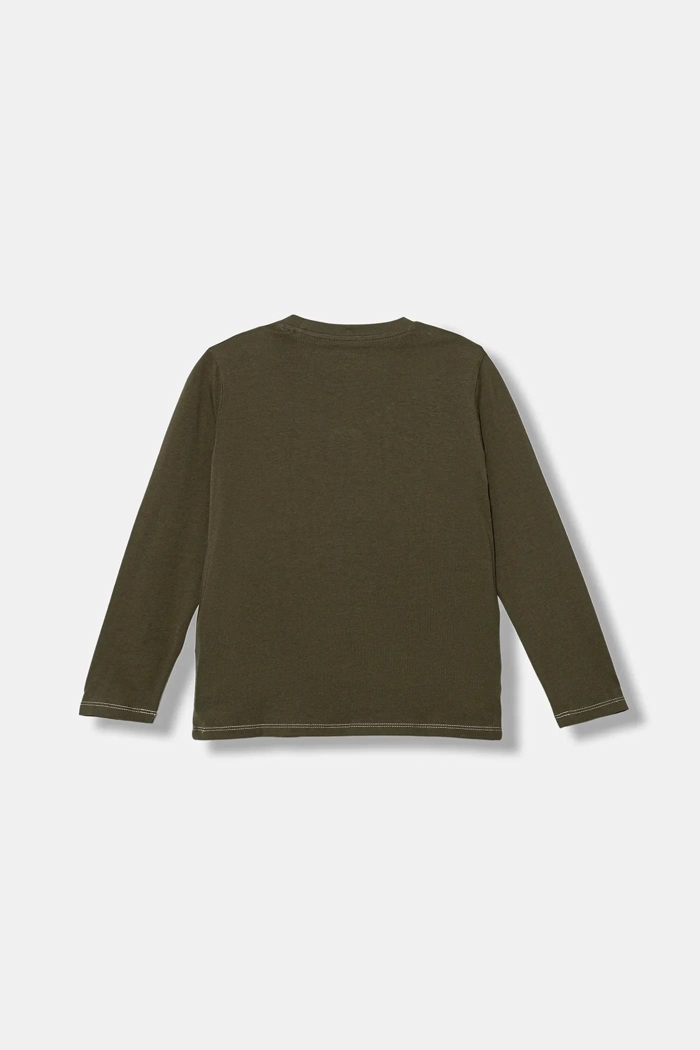 Детская хлопковая рубашка с длинным рукавом - фото 2