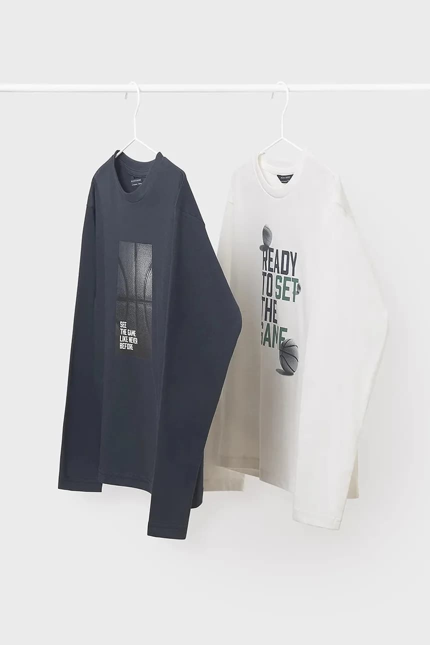 Хлопковая рубашка с длинным рукавом