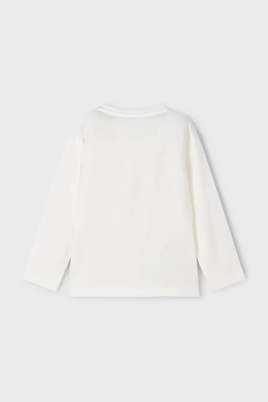 Детская хлопковая рубашка с длинным рукавом - фото 3