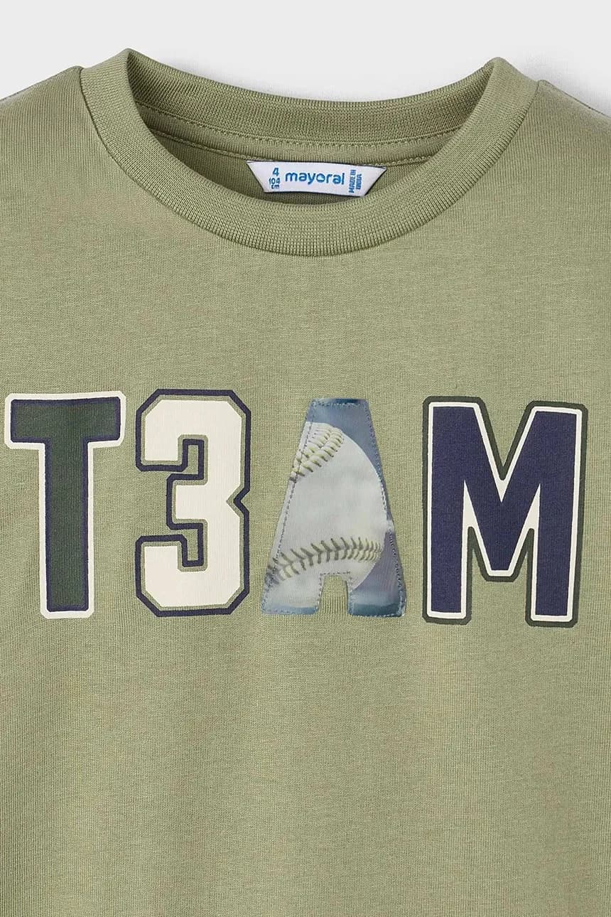 Хлопковая рубашка с длинным рукавом - фото 5