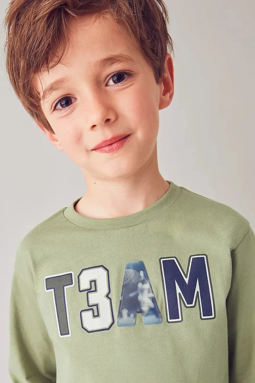 Хлопковая рубашка с длинным рукавом - фото 6