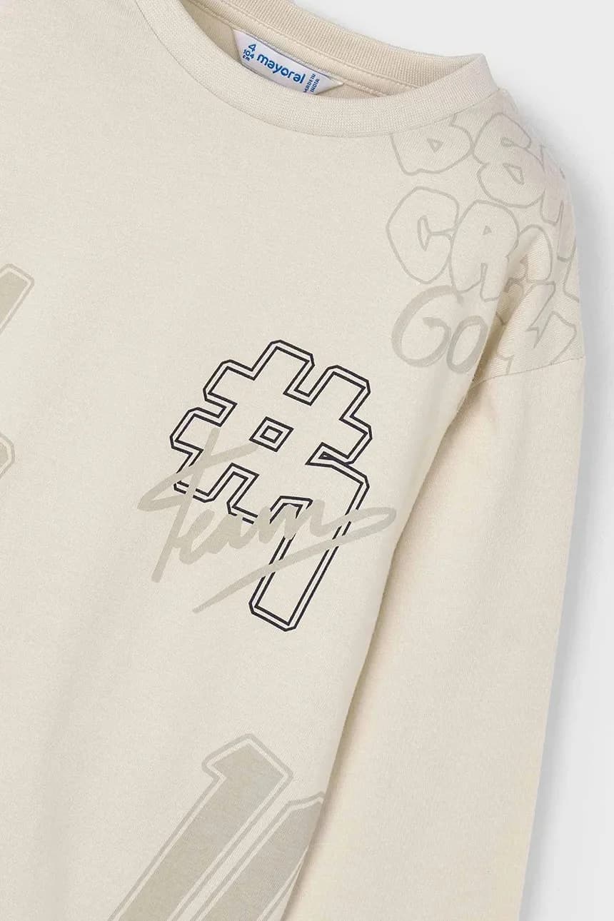 Хлопковая рубашка с длинным рукавом - фото 4