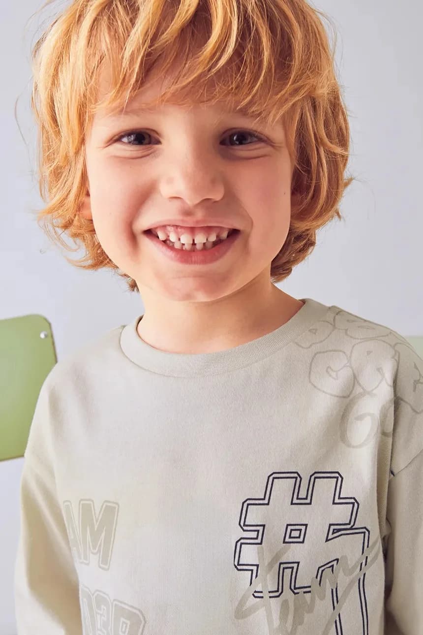 Хлопковая рубашка с длинным рукавом - фото 5