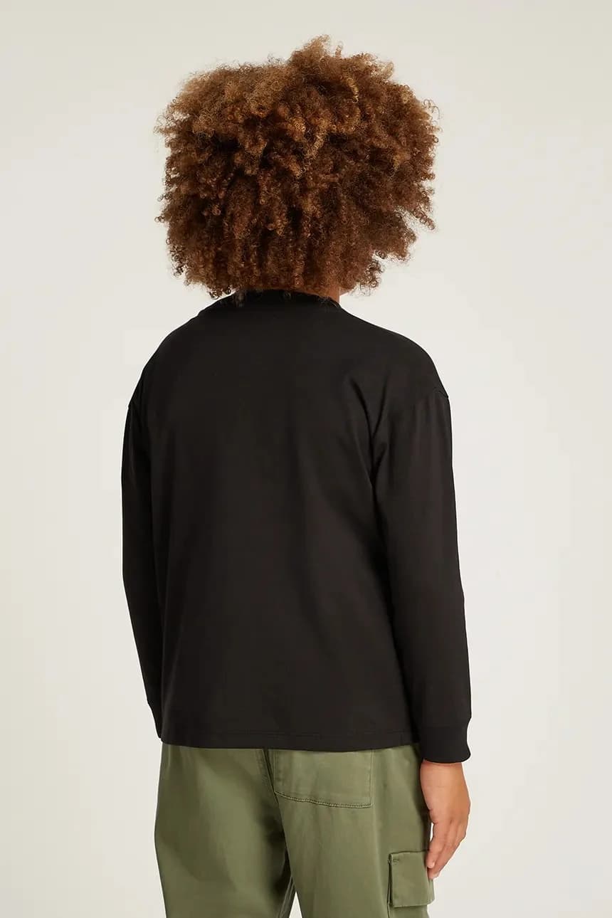 Детская хлопковая рубашка с длинным рукавом - фото 4