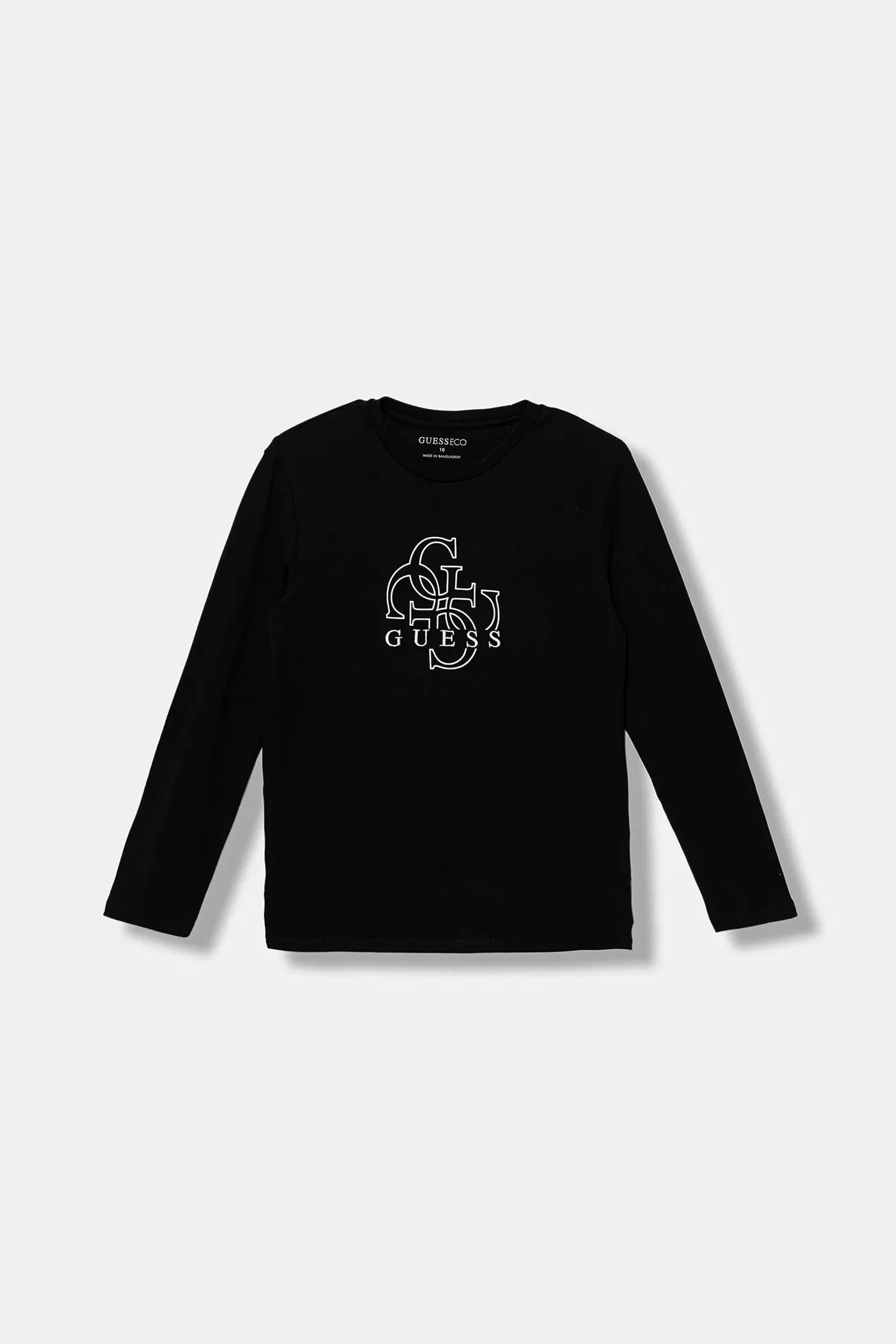 Детская хлопковая рубашка с длинным рукавом