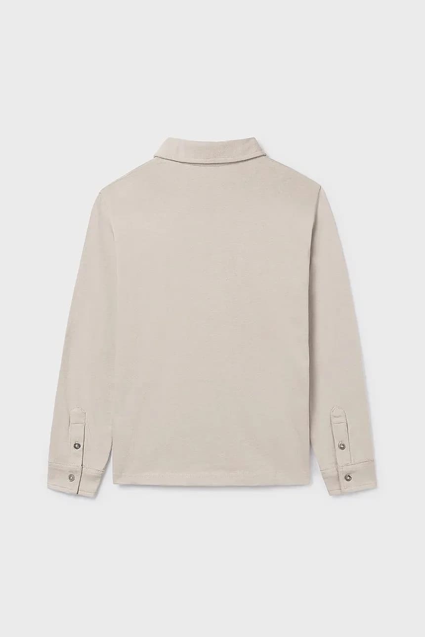 Детская хлопковая рубашка с длинным рукавом - фото 2