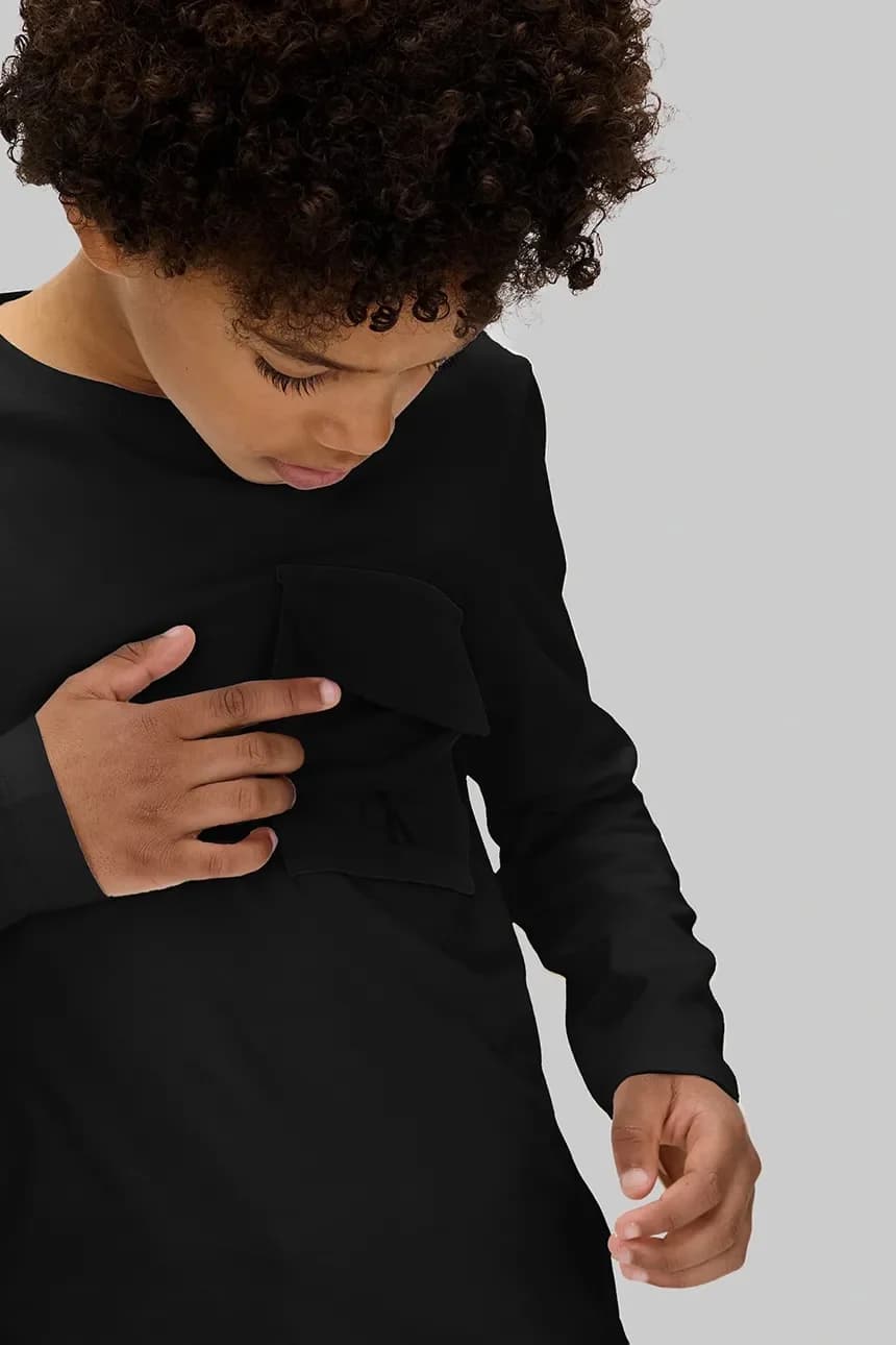 Детская хлопковая рубашка с длинным рукавом - фото 6