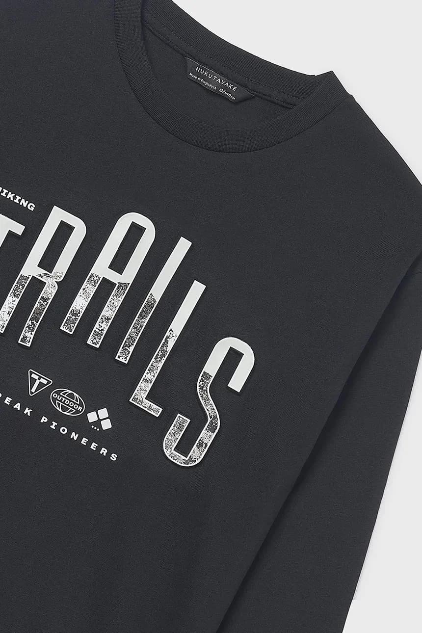 Детская хлопковая рубашка с длинным рукавом - фото 3