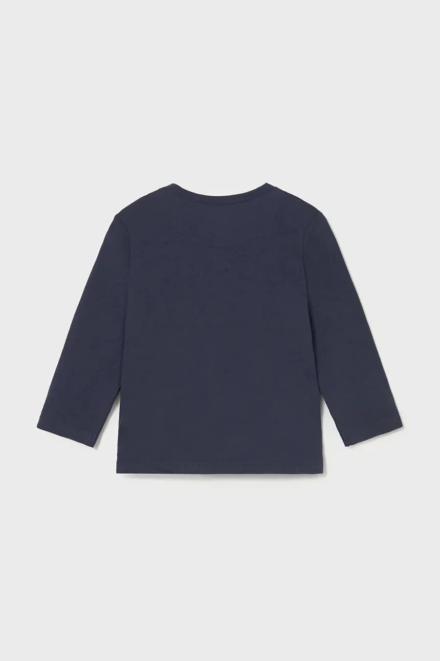 Детская хлопковая рубашка с длинным рукавом - фото 2