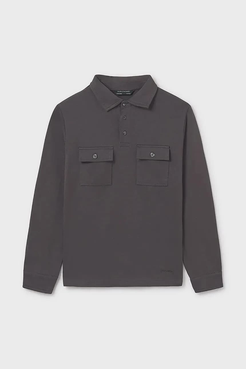 Детская хлопковая рубашка с длинным рукавом - фото 2