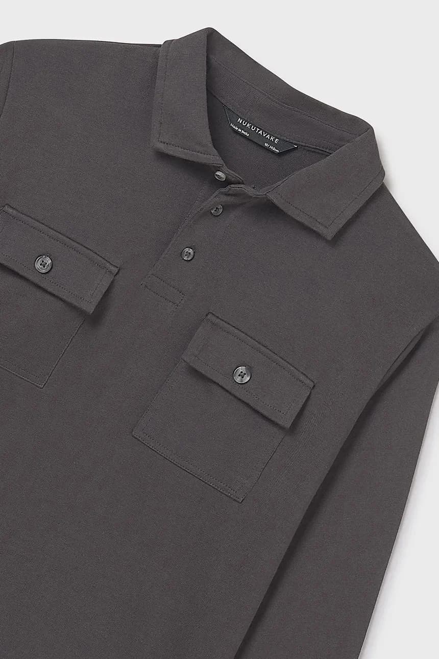 Детская хлопковая рубашка с длинным рукавом - фото 4