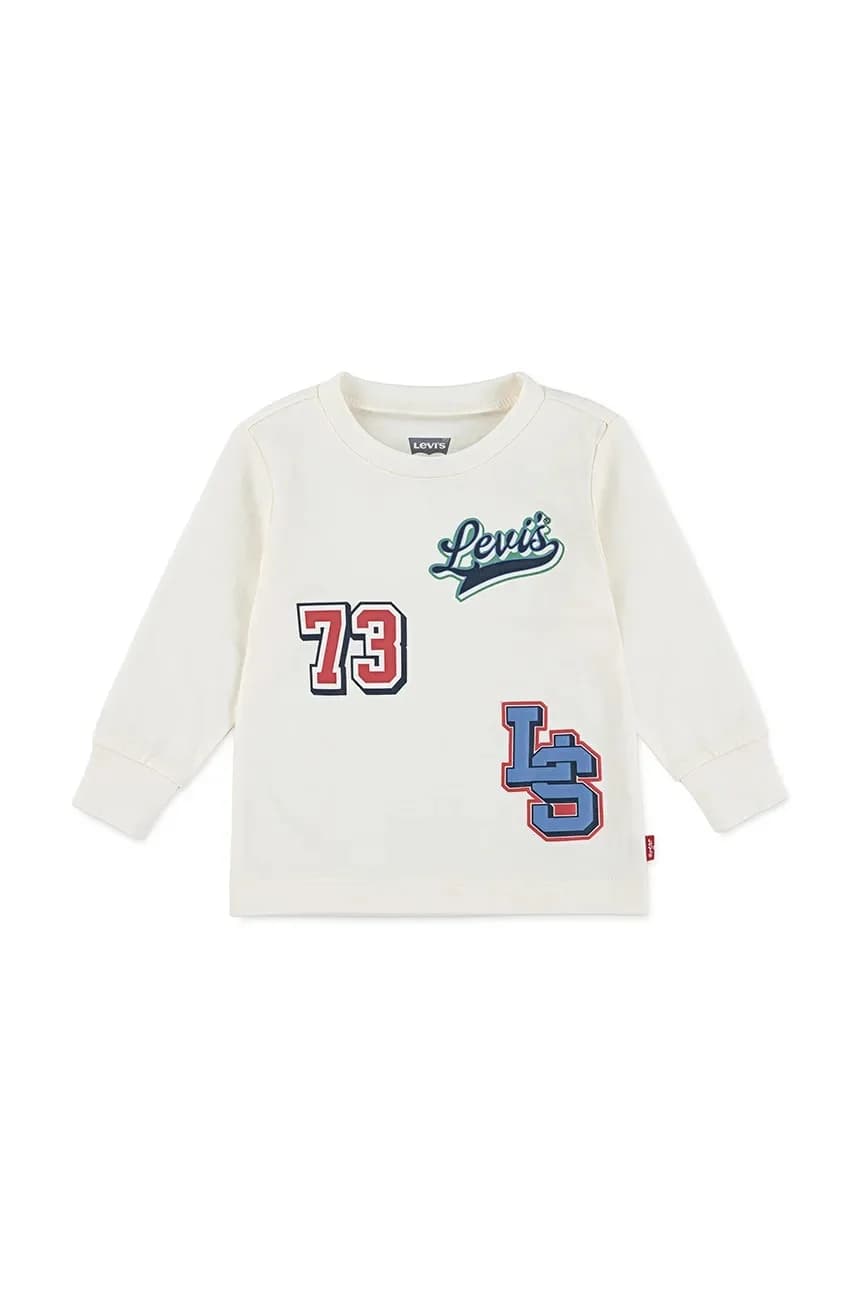 Детский хлопковый лонгслив LEVI AND DOG IN CAR LS