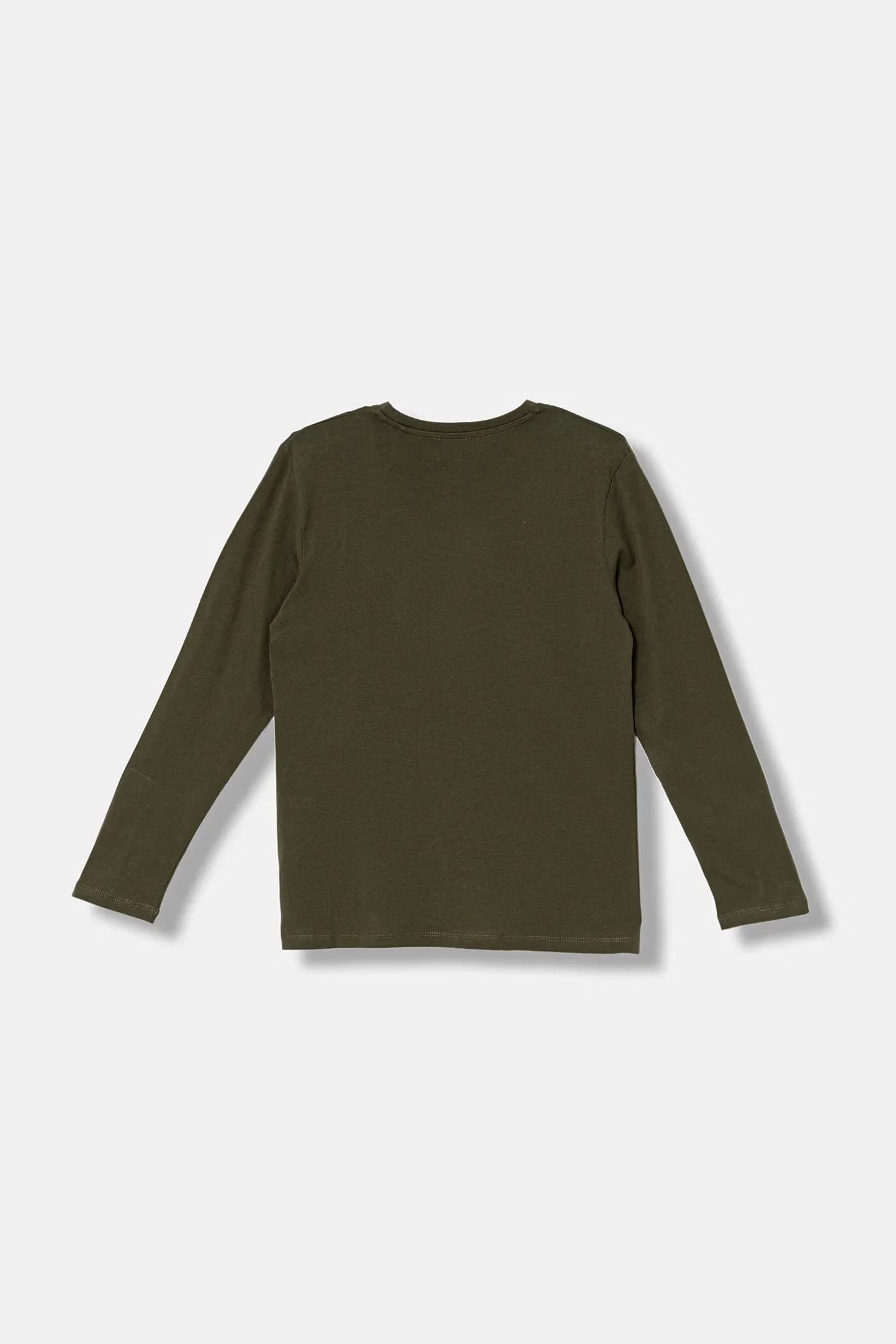 Детская хлопковая рубашка с длинным рукавом - фото 2