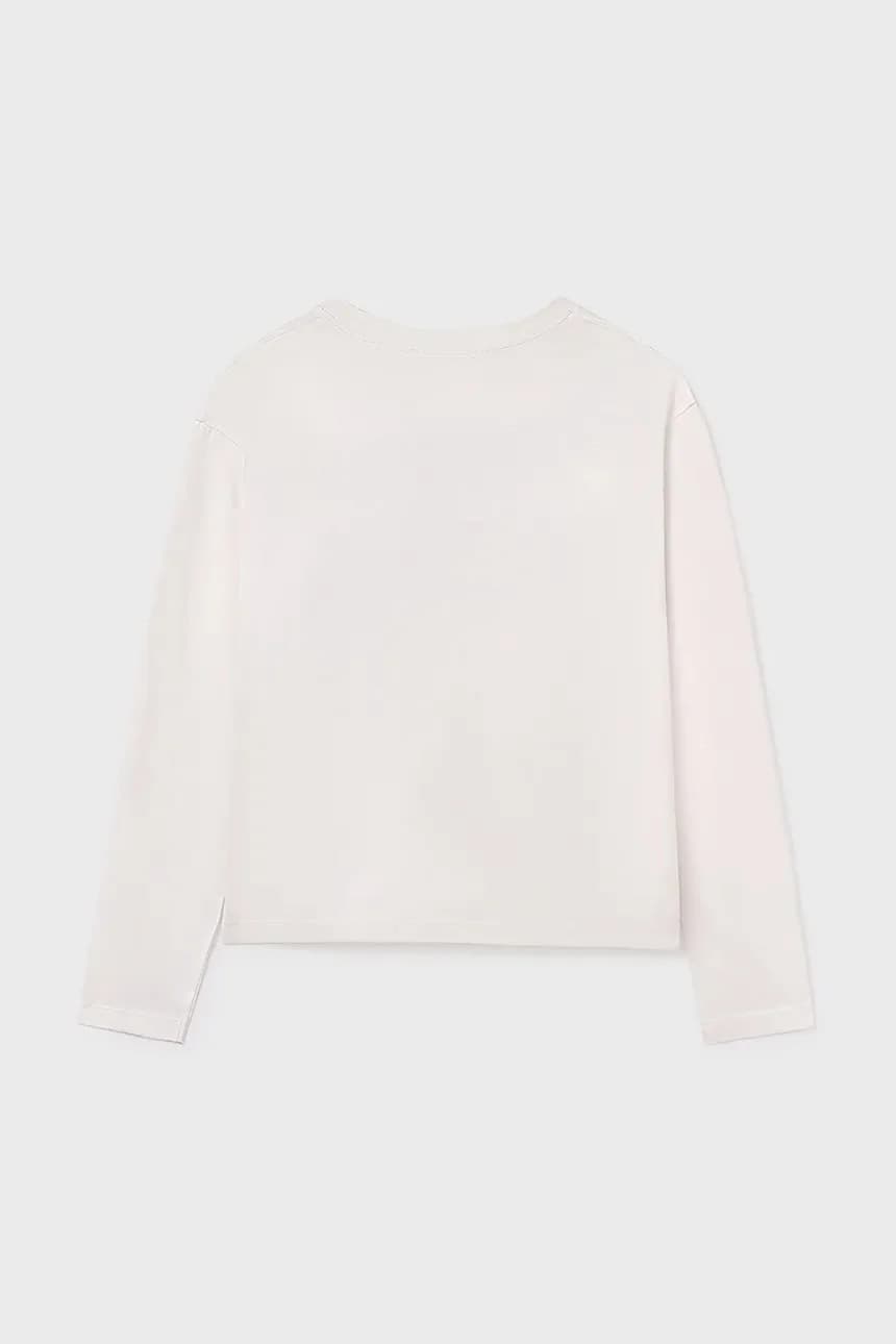 Хлопковая рубашка с длинным рукавом - фото 3