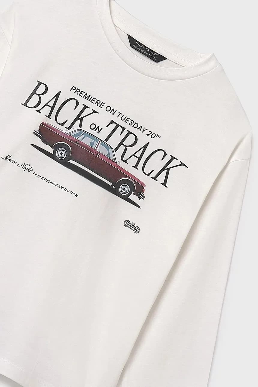 Хлопковая рубашка с длинным рукавом - фото 4