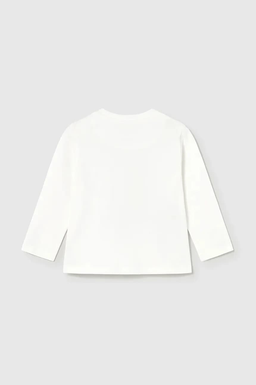 Хлопковая рубашка с длинным рукавом - фото 3