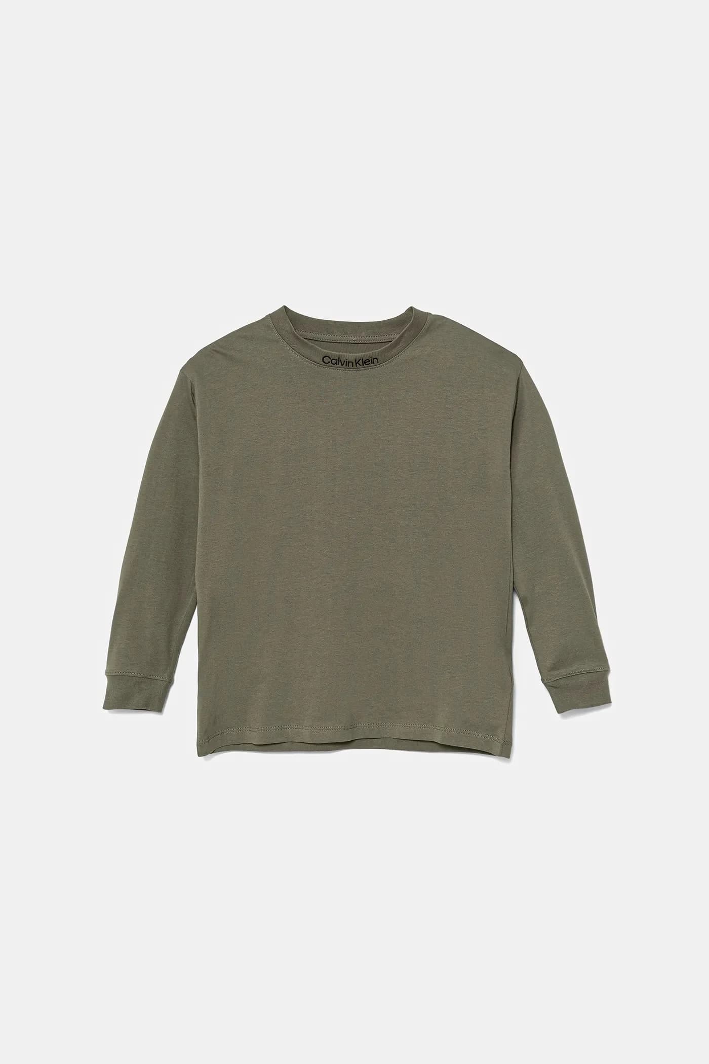 Хлопковая рубашка с длинным рукавом - фото 2