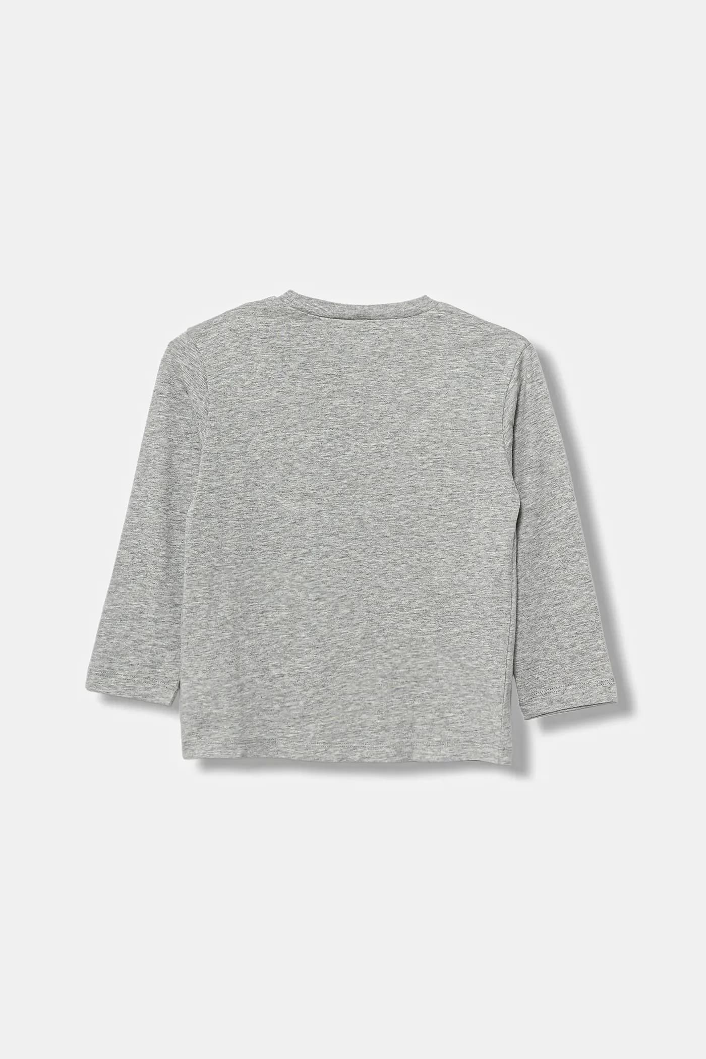 Детская хлопковая рубашка с длинным рукавом - фото 2