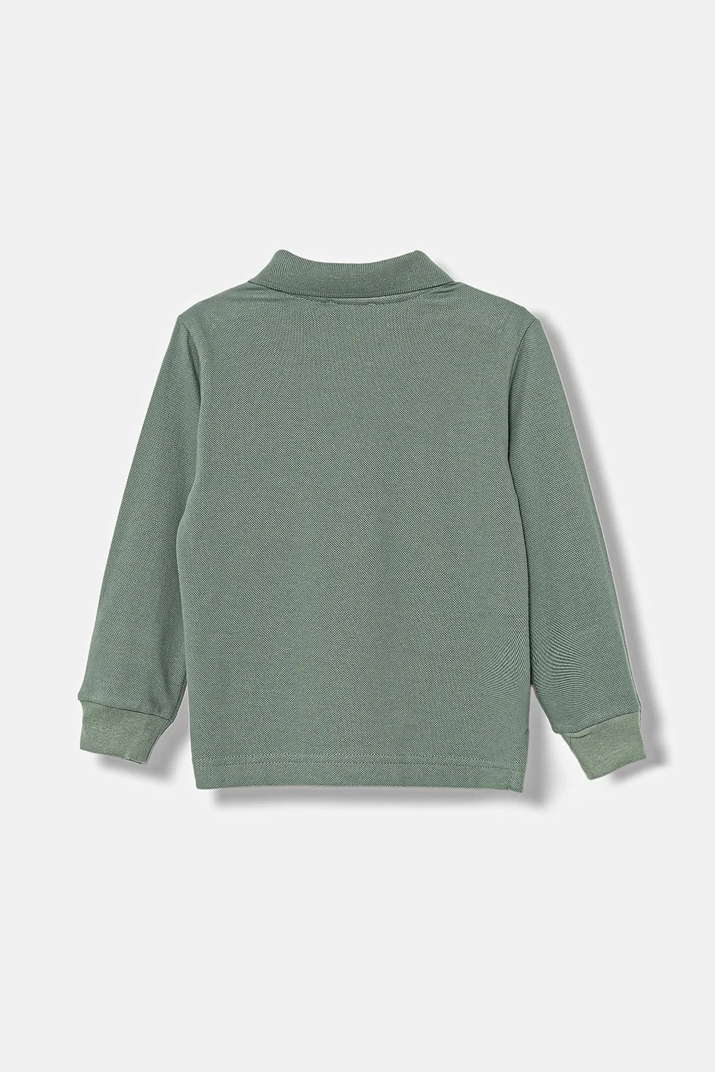 Детская хлопковая рубашка с длинным рукавом - фото 2