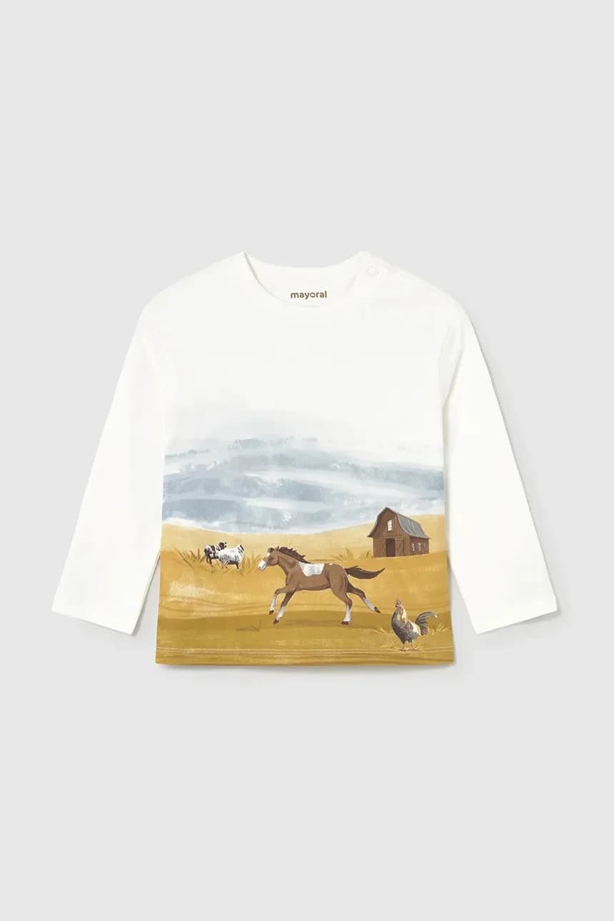 Детский хлопок с длинными рукавами - фото 2