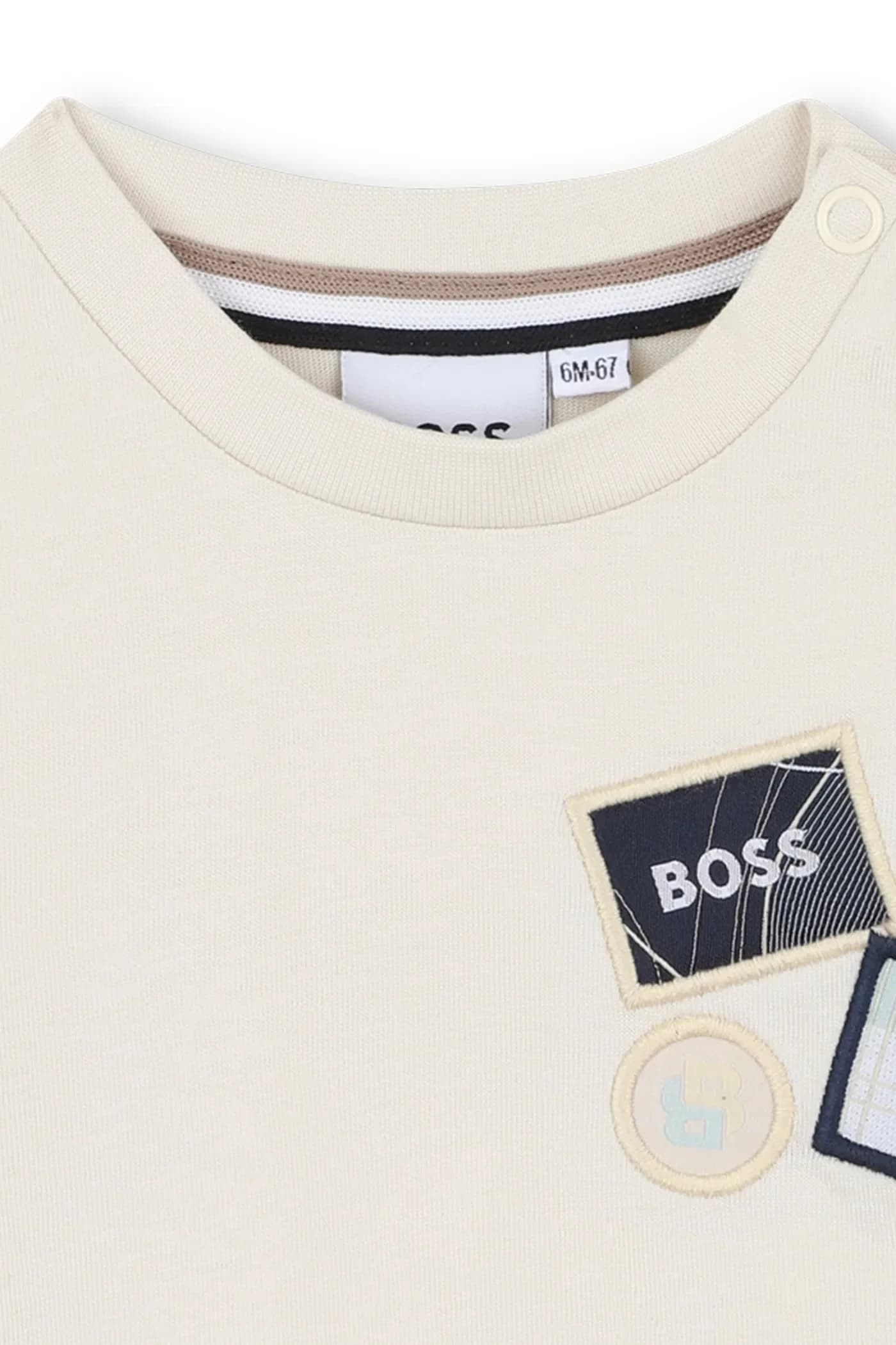 Детская хлопковая рубашка с длинным рукавом - фото 3