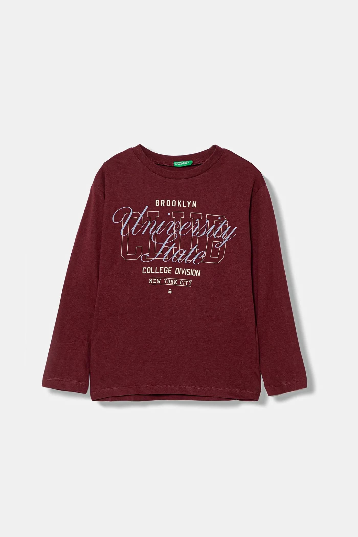 Детская хлопковая рубашка с длинным рукавом