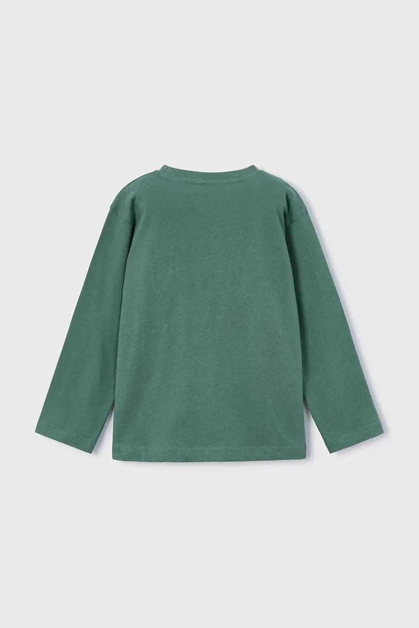 Детская хлопковая рубашка с длинным рукавом - фото 2