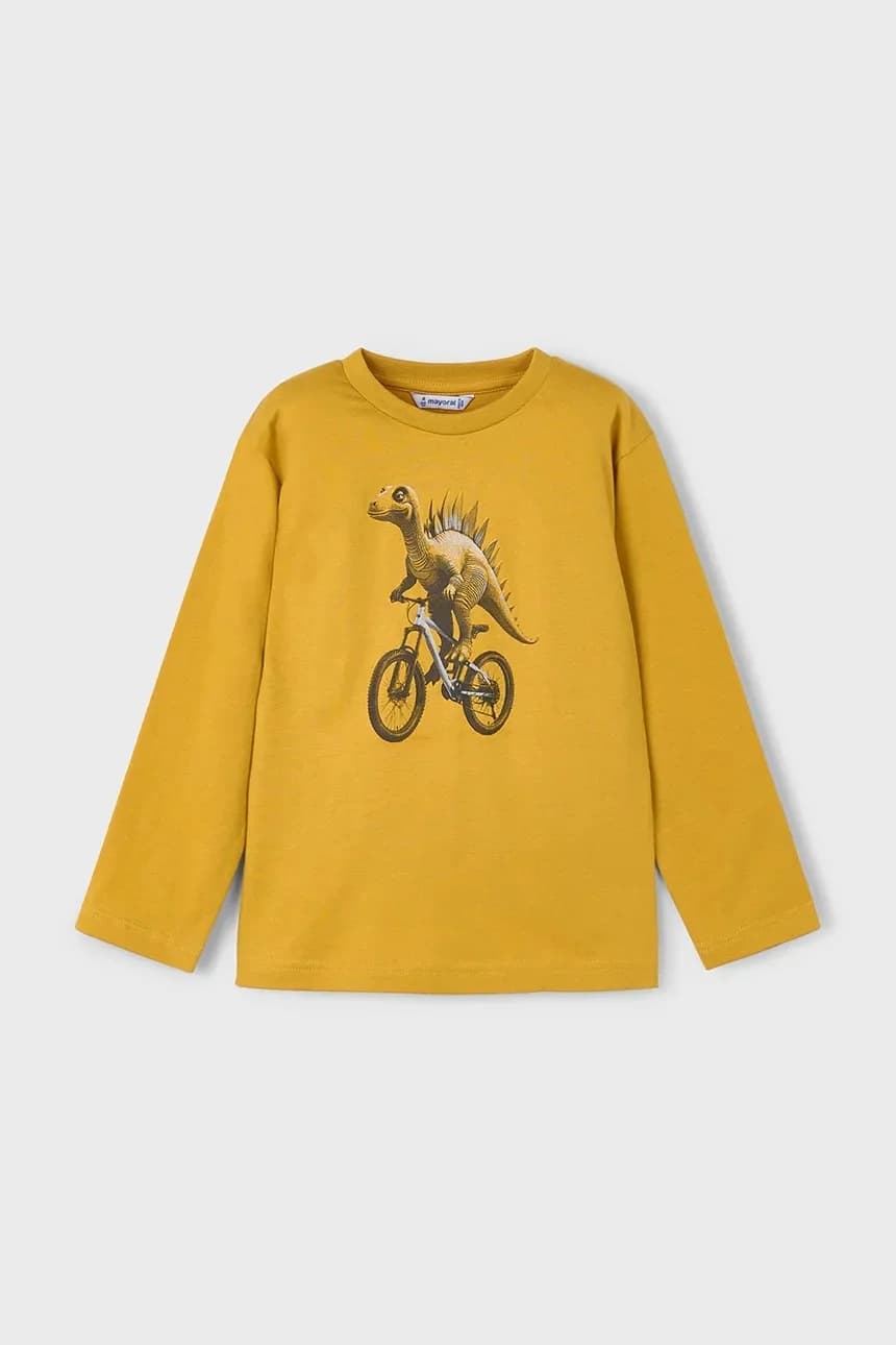 Детская хлопковая рубашка с длинным рукавом - фото 2