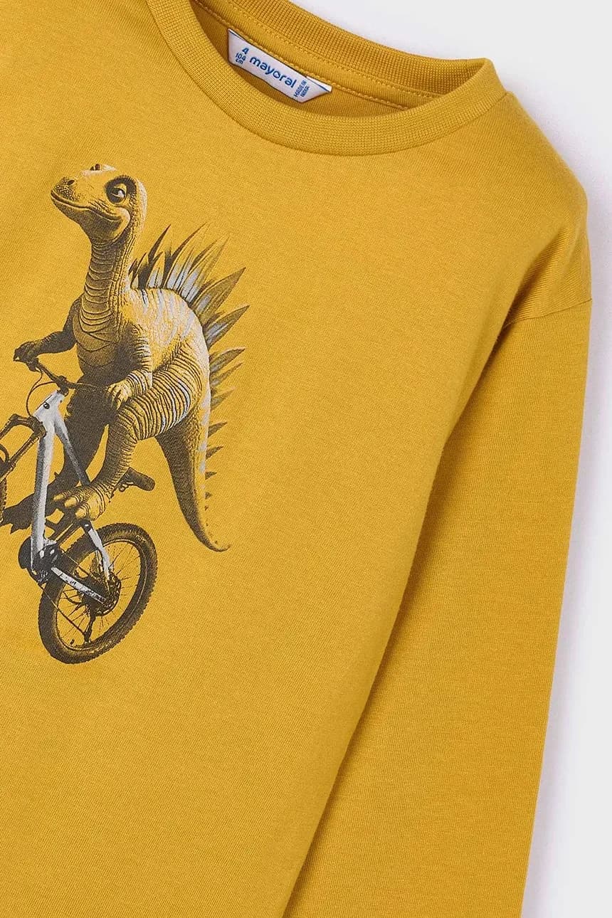 Детская хлопковая рубашка с длинным рукавом - фото 4