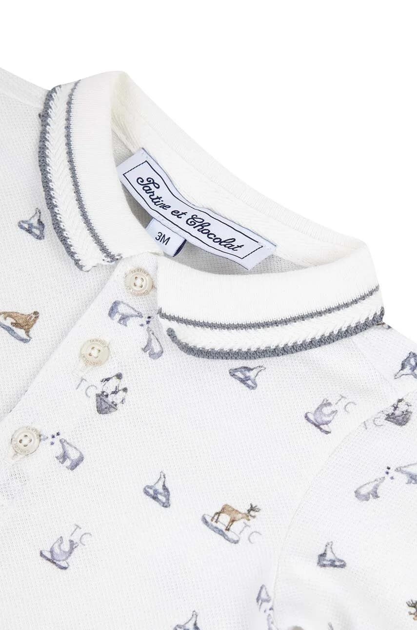 Детская хлопковая рубашка с длинным рукавом - фото 3