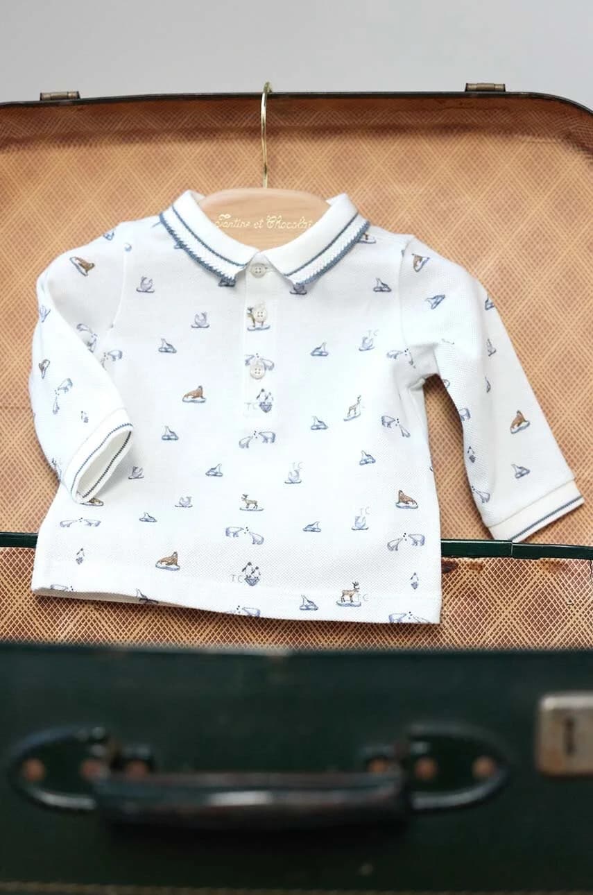 Детский хлопок с длинными рукавами - фото 4