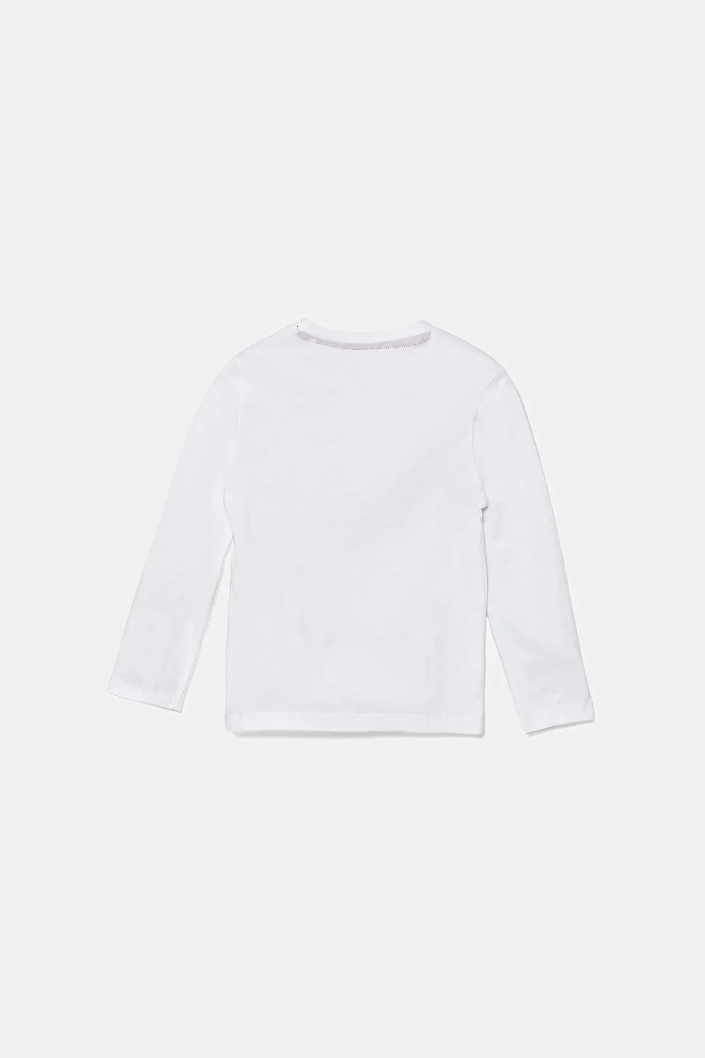 Детская хлопковая рубашка с длинным рукавом - фото 2