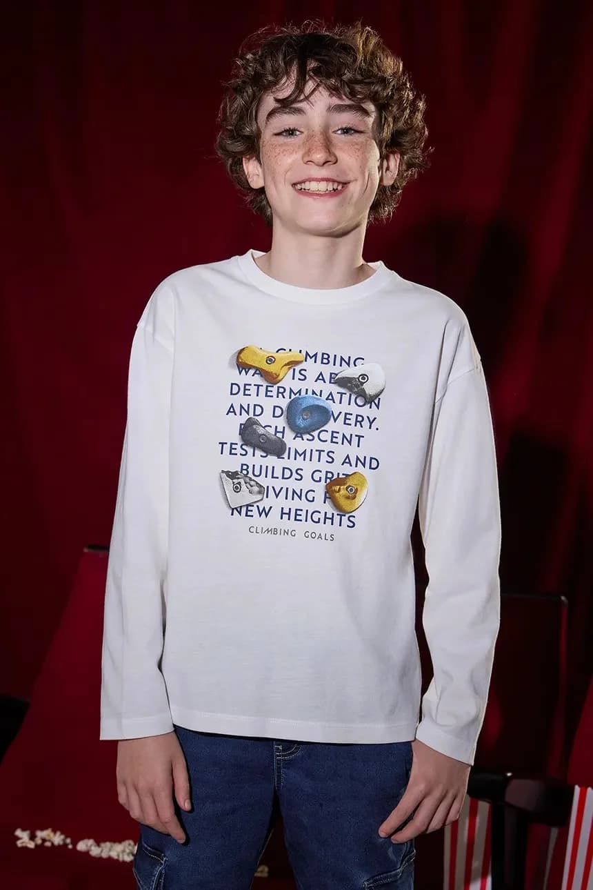 Хлопковая рубашка с длинным рукавом