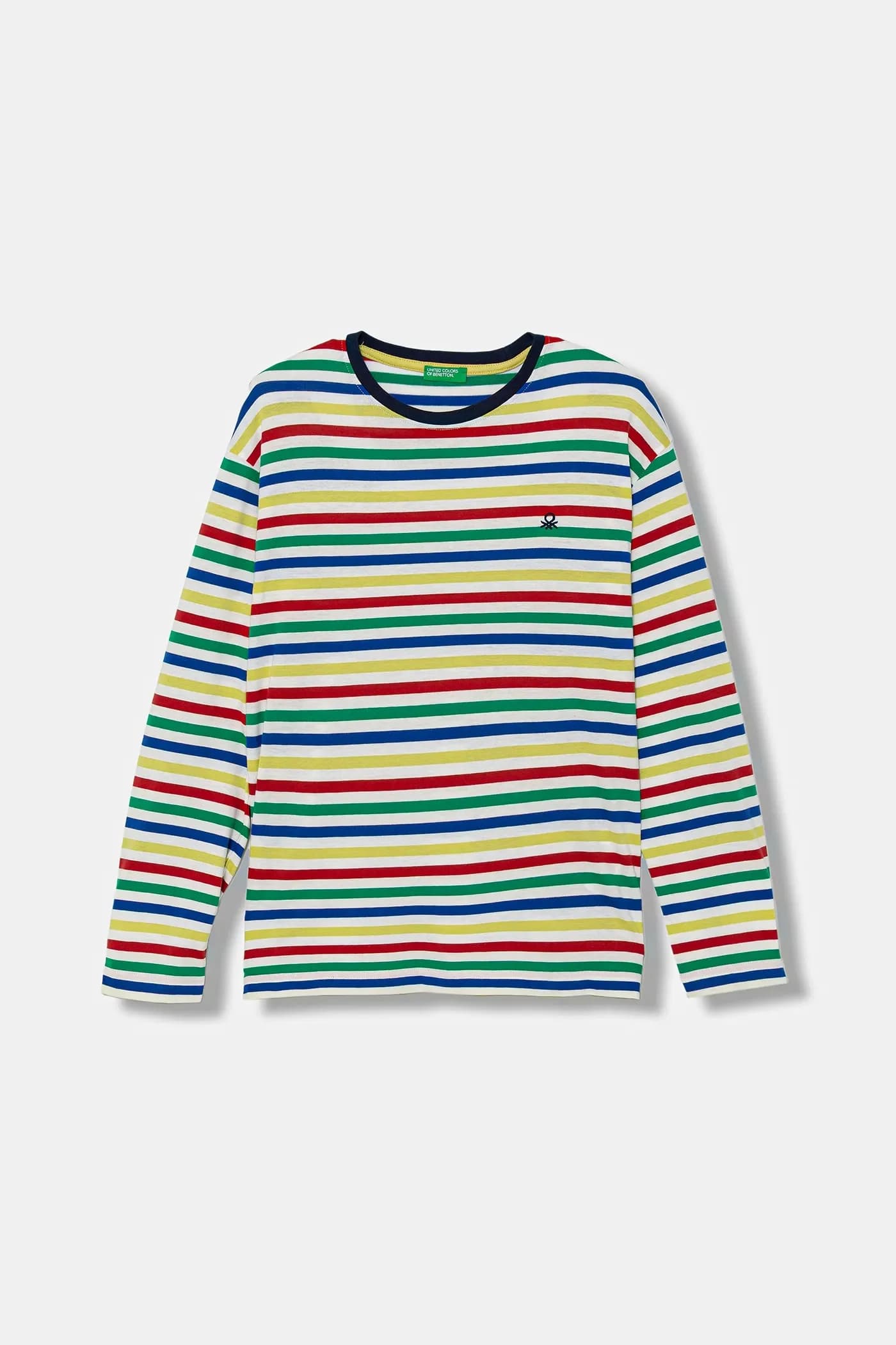 Детская хлопковая рубашка с длинным рукавом