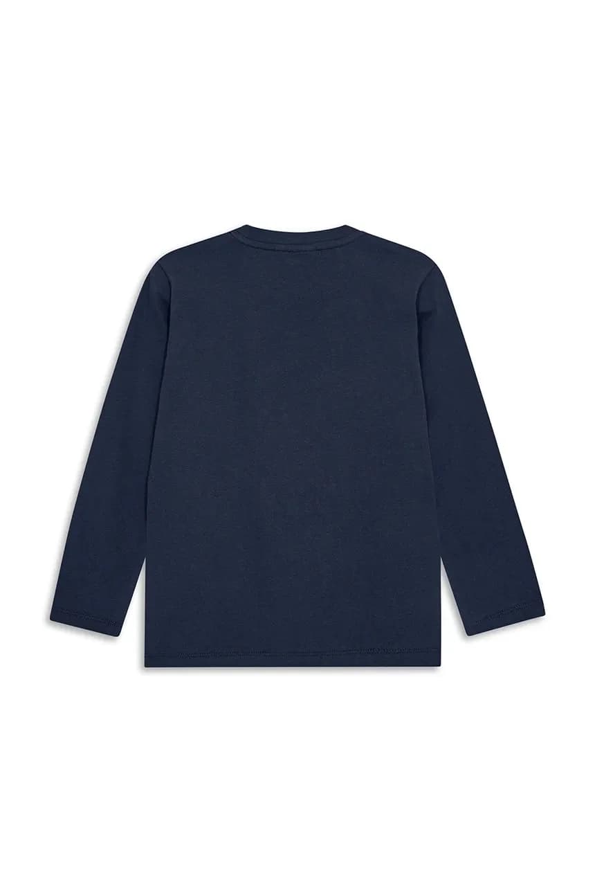Детский хлопковый лонгслив LWTAFFY 613 - фото 2