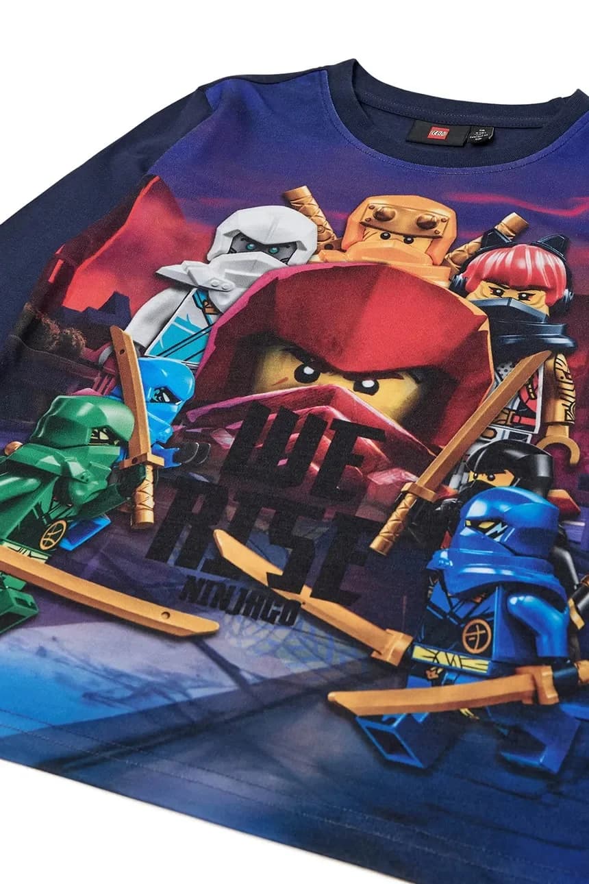 Детский хлопковый лонгслив LWTAFFY 613 - фото 3