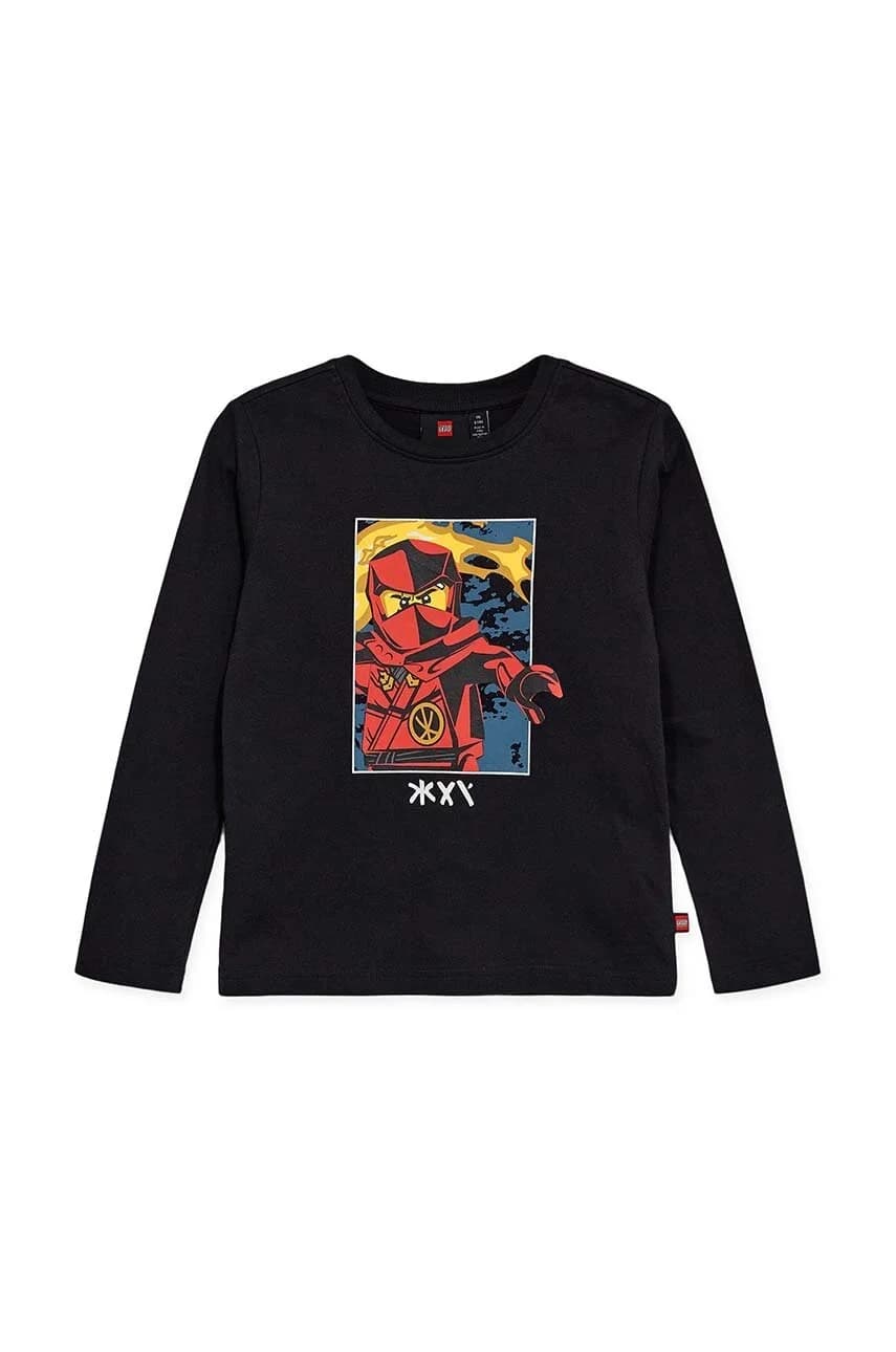 Детский хлопковый лонгслив LWTANO 604 - фото 2