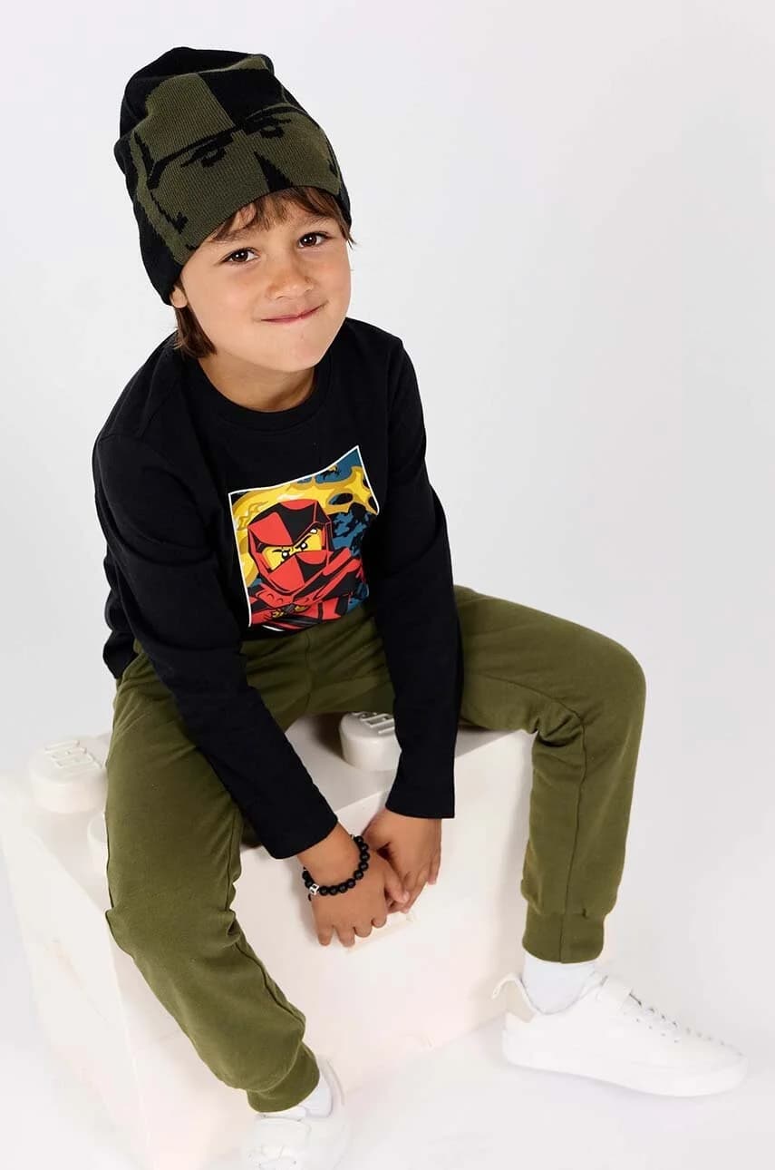 Детский хлопковый лонгслив LWTANO 604 - фото 11