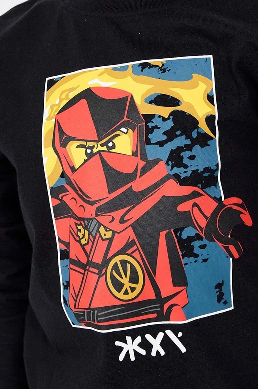 Детский хлопковый лонгслив LWTANO 604 - фото 12