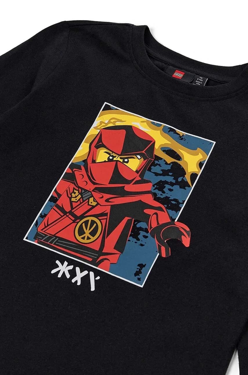 Детский хлопковый лонгслив LWTANO 604 - фото 4