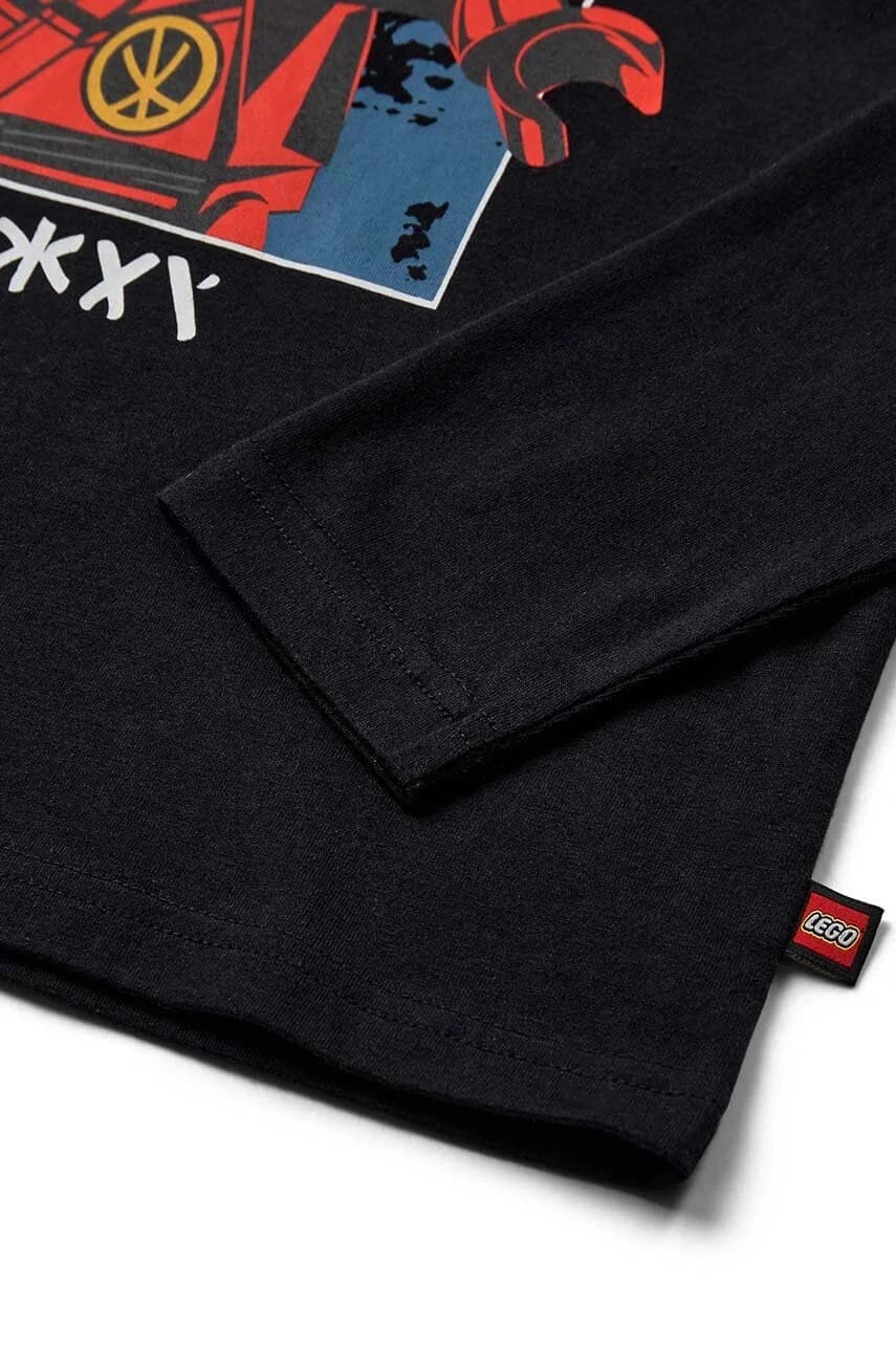 Детский хлопковый лонгслив LWTANO 604 - фото 5