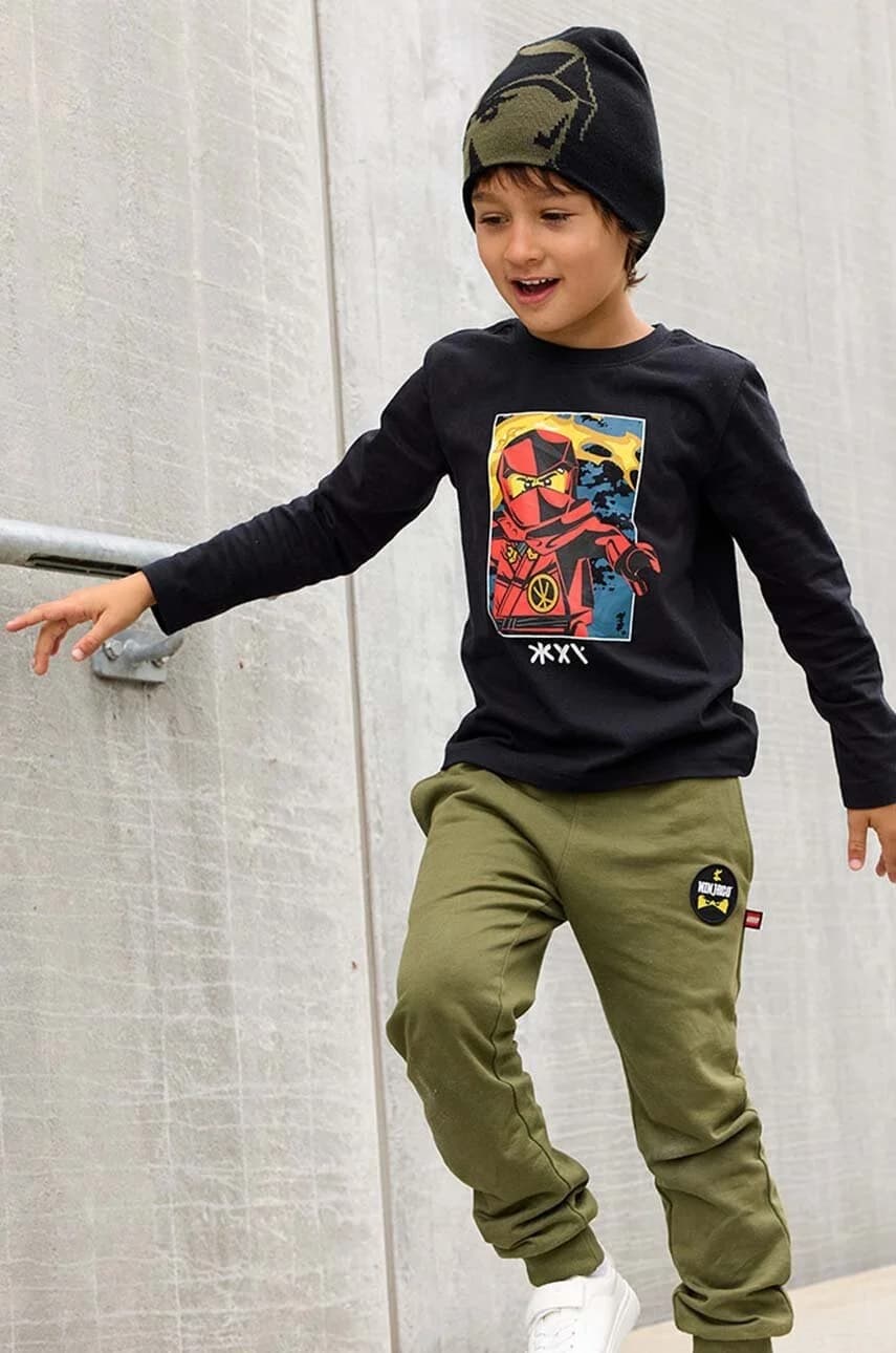 Детский хлопковый лонгслив LWTANO 604 - фото 6