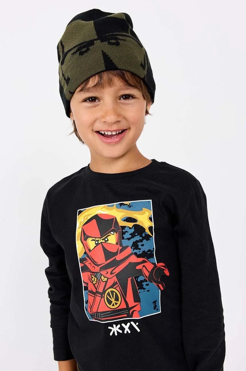 Детский хлопковый лонгслив LWTANO 604 - фото 9