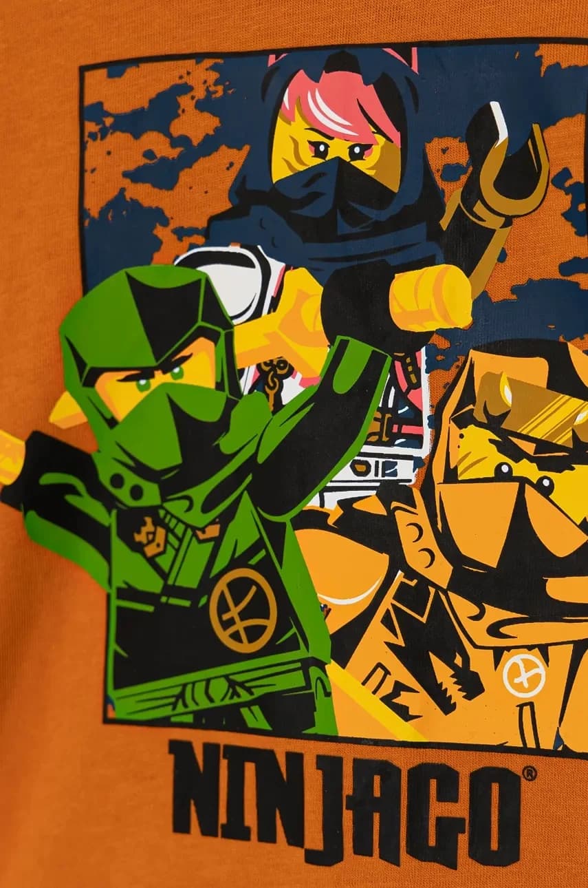 Детский хлопковый лонгслив LWTANO 621 - фото 3