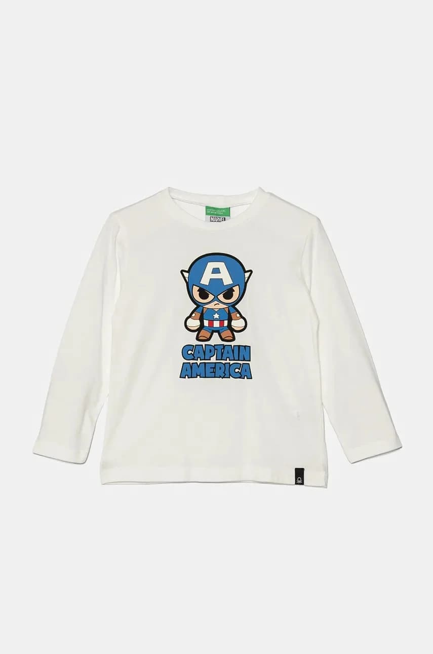 Детская хлопковая рубашка с длинным рукавом