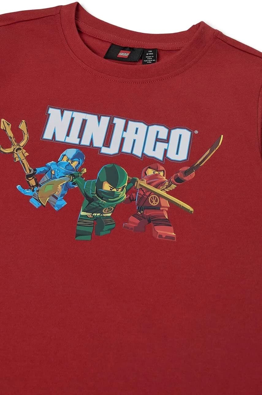 Детский хлопковый лонгслив LWTANO 620 - фото 3