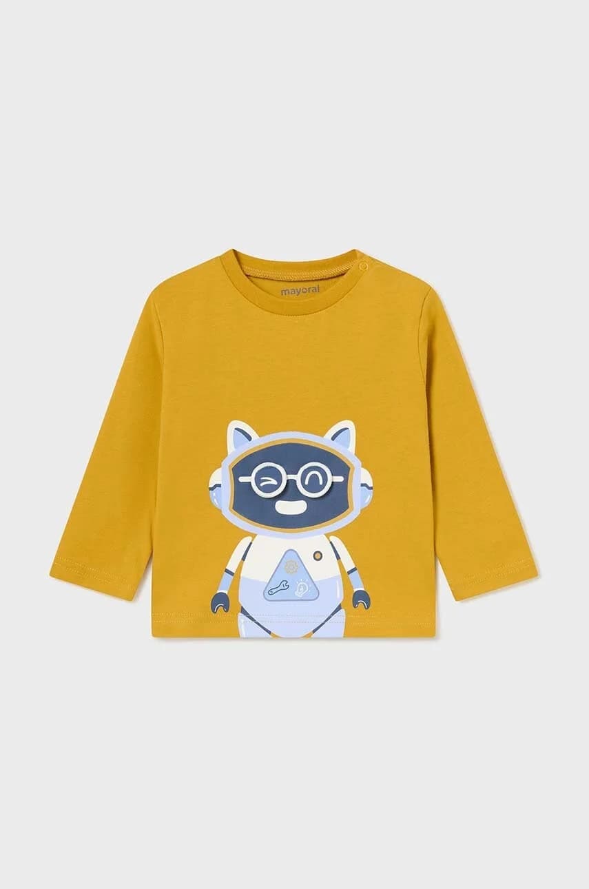 Детский хлопок с длинными рукавами